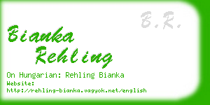 bianka rehling business card